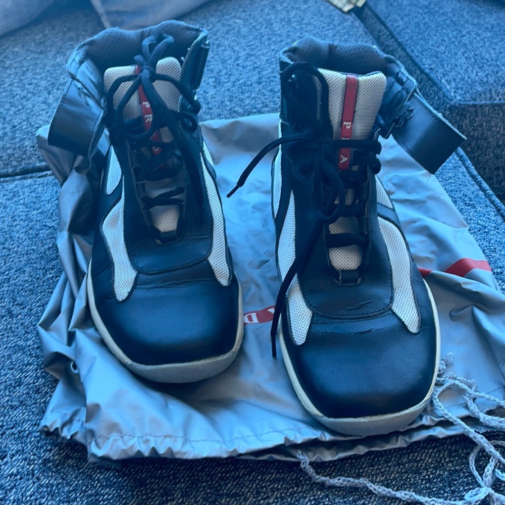 Prada American Cup Hightop Sneaker